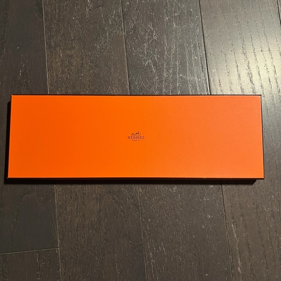 Hermes medium empty box case decoration storage orange - Picture 2 of 10